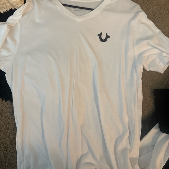 True Religion White Short Sleeve Tee - Picture 1 of 1